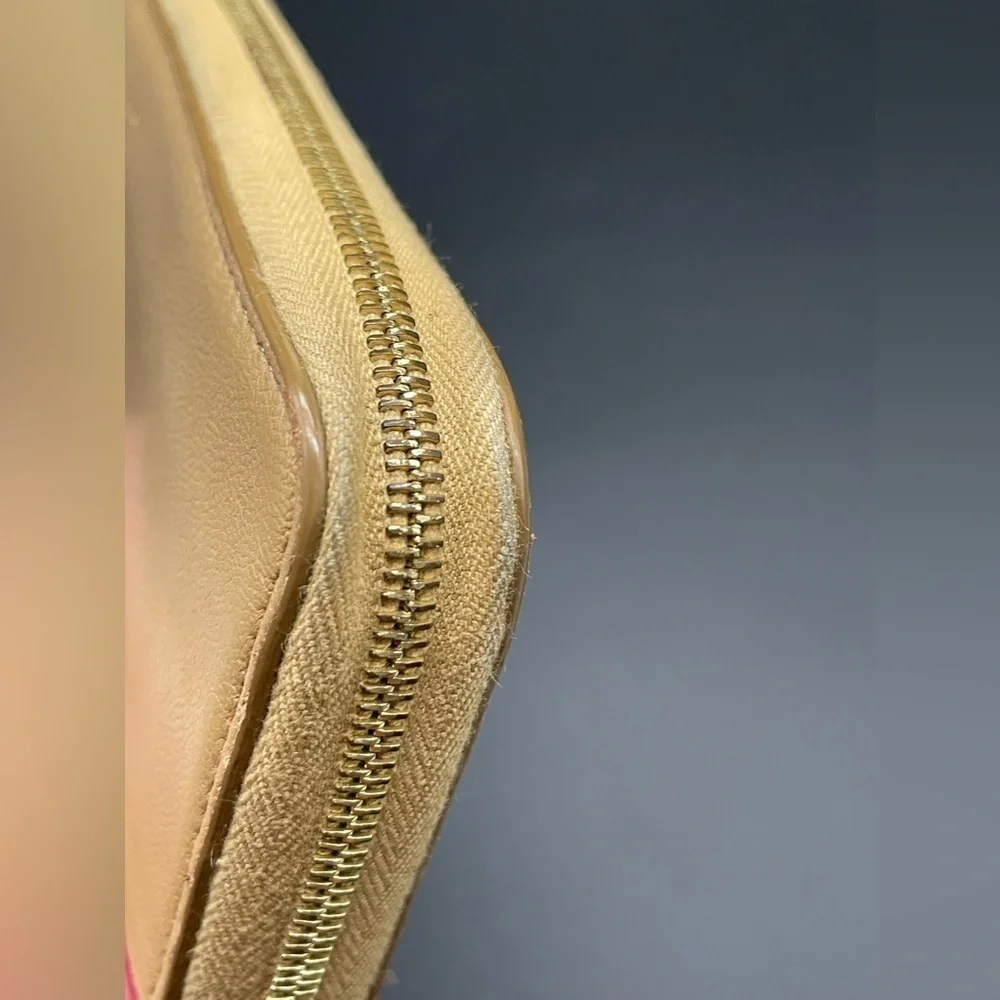 Celine Bicolor Long Zip-Around Wallet